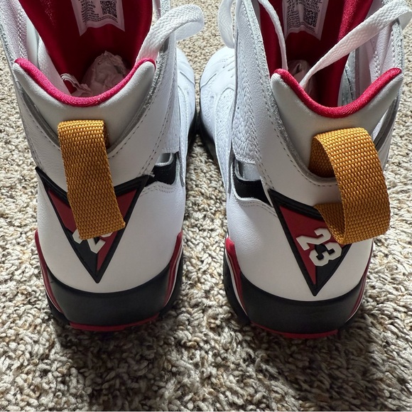 Air Jordan 7 Retro White Sneakers - Picture 8 of 13